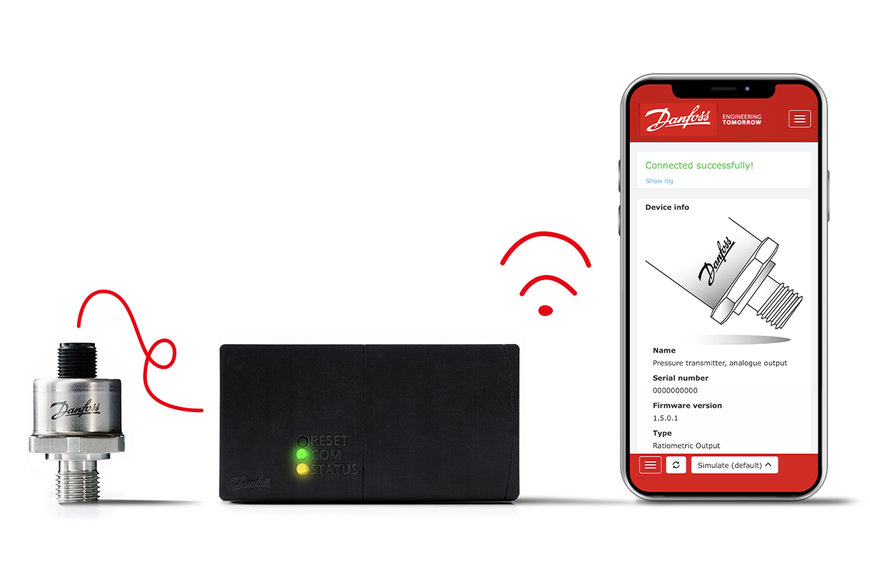 Danfoss stellt vor: Das wegweisende Kommunikationstool Edix™ Smart Sensor